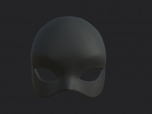 female mask Modello 3D