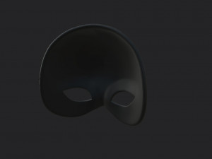 female mask Modello 3D