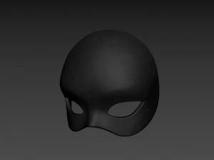 female mask 3D Model