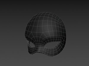 female mask Modello 3D