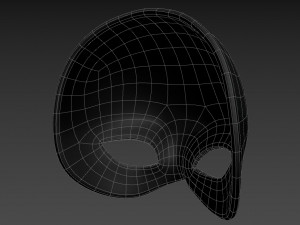 female mask Modello 3D