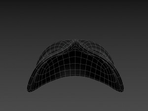female mask Modello 3D