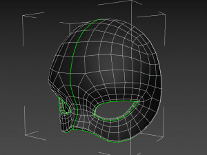 female mask Modello 3D