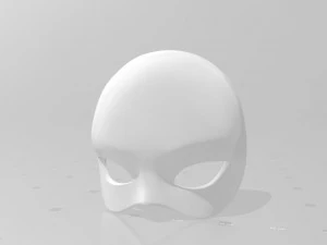 female mask 3D Model