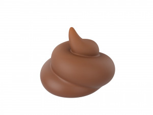 cartoon poo 3Dモデル