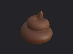 cartoon poo 3Dモデル