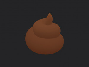 cartoon poo 3Dモデル