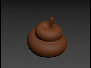 cartoon poo 3Dモデル
