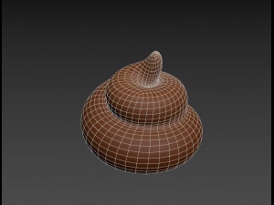 cartoon poo 3Dモデル