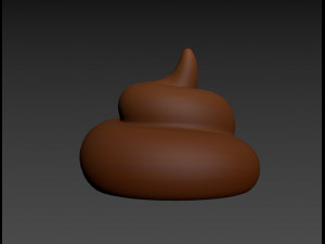 cartoon poo 3Dモデル