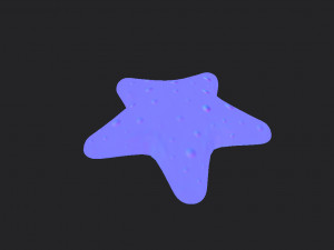 starfish 3Dモデル
