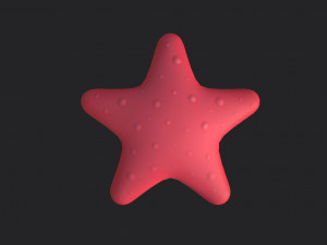 starfish 3Dモデル