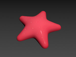 starfish 3Dモデル