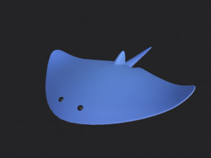 manta ray Modelo 3D