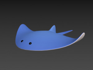 manta ray Modelo 3D
