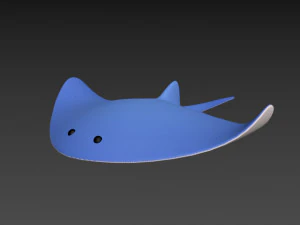 manta ray 3D Model