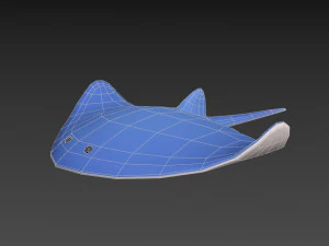 manta ray 3D Model