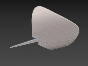 manta ray Modelo 3D