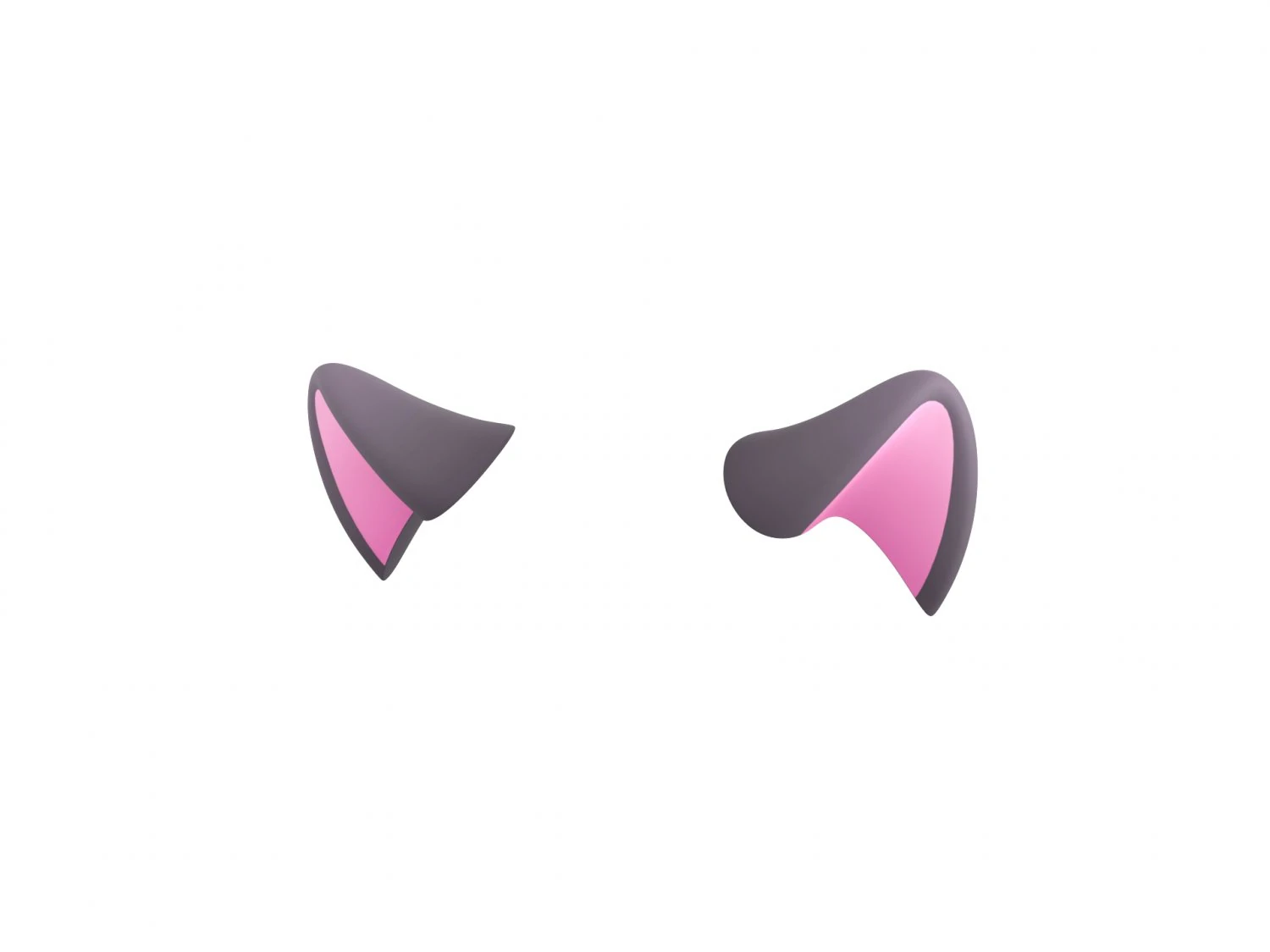 cat ears 3D Model .c4d .max .obj .3ds .fbx .stl .blend