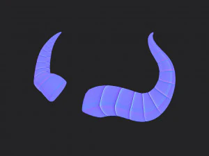 satan horn 3D Model