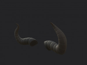 satan horn Modelo 3D