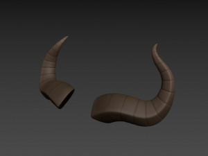 satan horn Modelo 3D