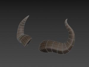 satan horn Modelo 3D