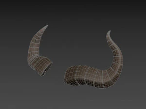 satan horn 3D Model