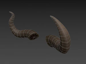 satan horn 3D Model