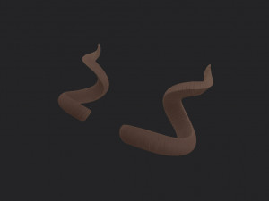 kudu horn 3D मॉडल
