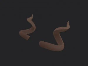 kudu horn 3D Model