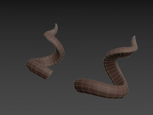 kudu horn 3D मॉडल