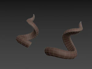 kudu horn 3D Model