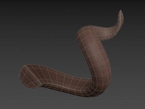 kudu horn 3D मॉडल