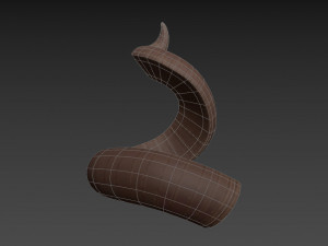 kudu horn 3D मॉडल
