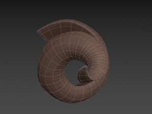 kudu horn 3D मॉडल