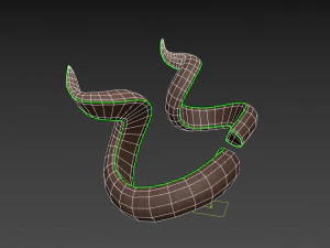 kudu horn 3D Model