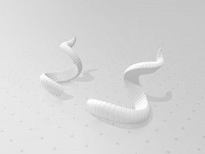 kudu horn 3D मॉडल