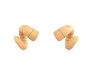 ram horn Modello 3D