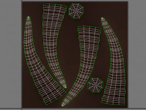corne d'antilope Modèle 3D