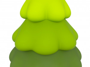 cartoon pine tree 3D Model