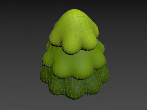 cartoon pine tree 3D Model