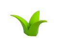 Cartoon Grass 3D Model