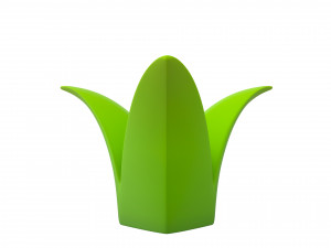 cartoon grass Modello 3D