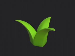 cartoon grass Modello 3D