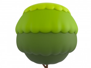 tree in pot Modèle 3D