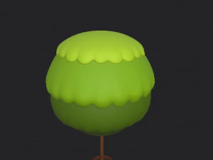 tree in pot 3D Model