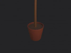 tree in pot 3D Model
