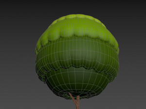tree in pot Modèle 3D