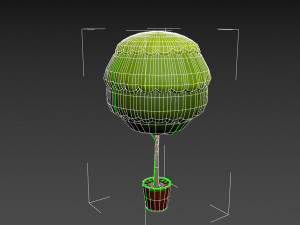 tree in pot Modèle 3D
